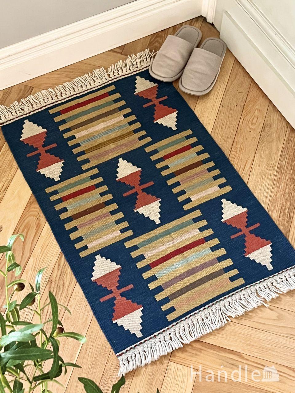 ビンテージのおしゃれな織物、トルコから届いた一点もののオールド