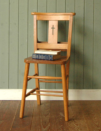 1940年代のアンティーク チャーチチェア(d-668)｜アンティークチェア・椅子