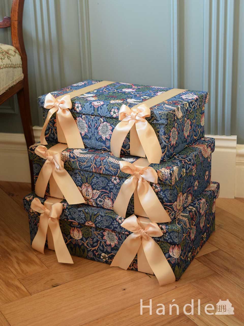 ウィリアムモリス風のインテリア雑貨、ジェニファーテイラーのボックス