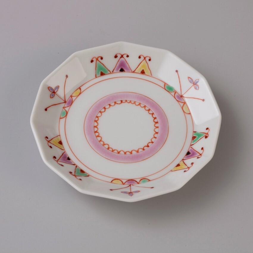 九谷焼〉3号組角皿 めばえ・フラワーハウス: ㈱大和 | HANEDA Shopping