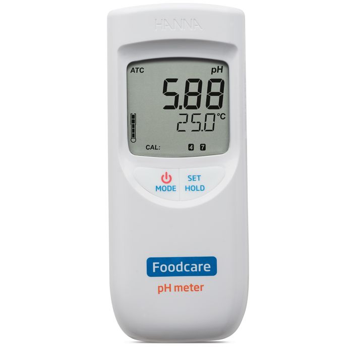 Portable Food and Dairy pH Meter - HI99161 - Hanna Instruments