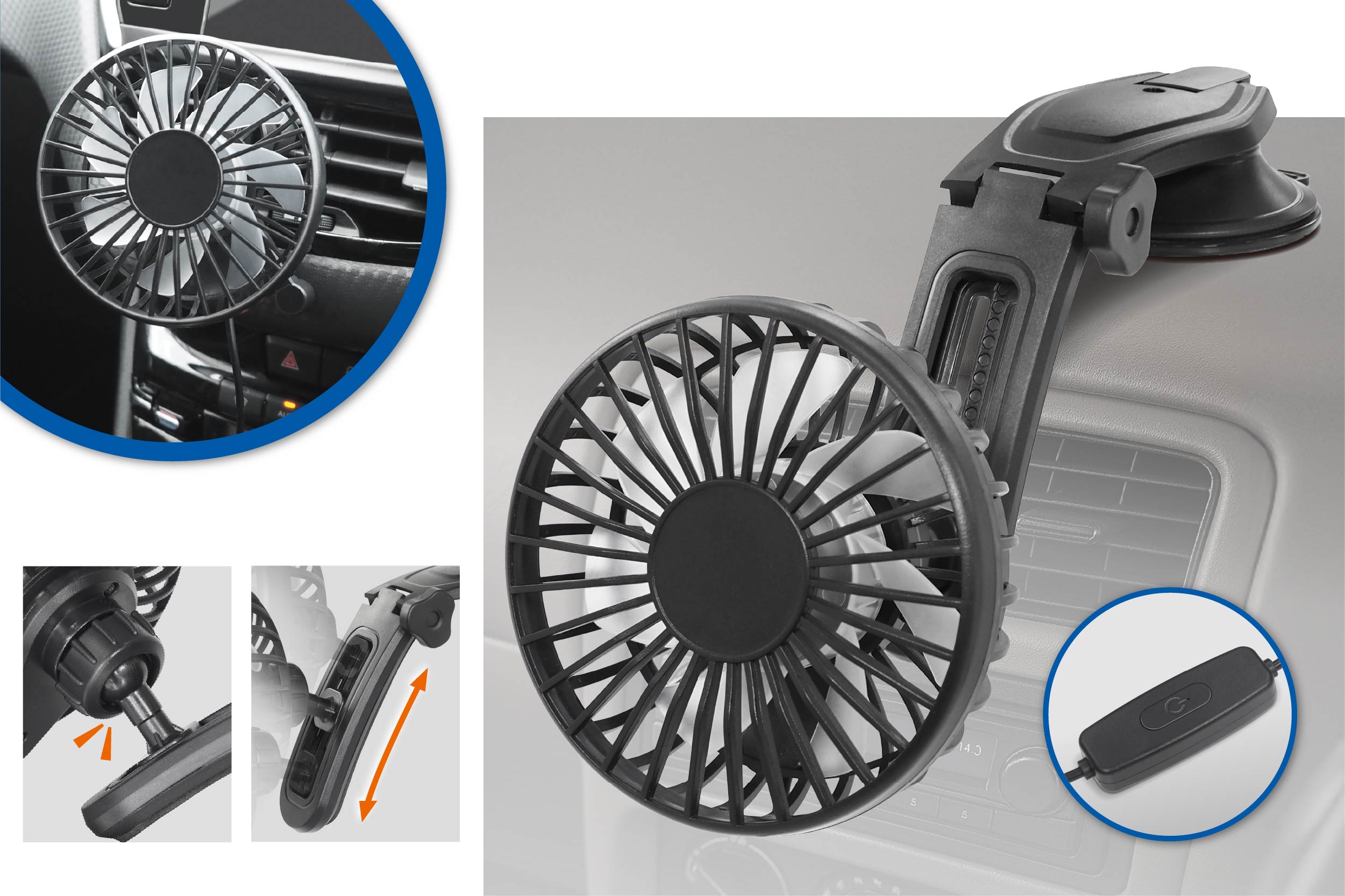 USB給電式2WAYフレキシブルファン | 株式会社ハック