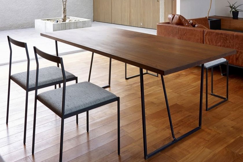 ダイニングテーブル KAKU アイアン｜インテリア・家具｜テーブル