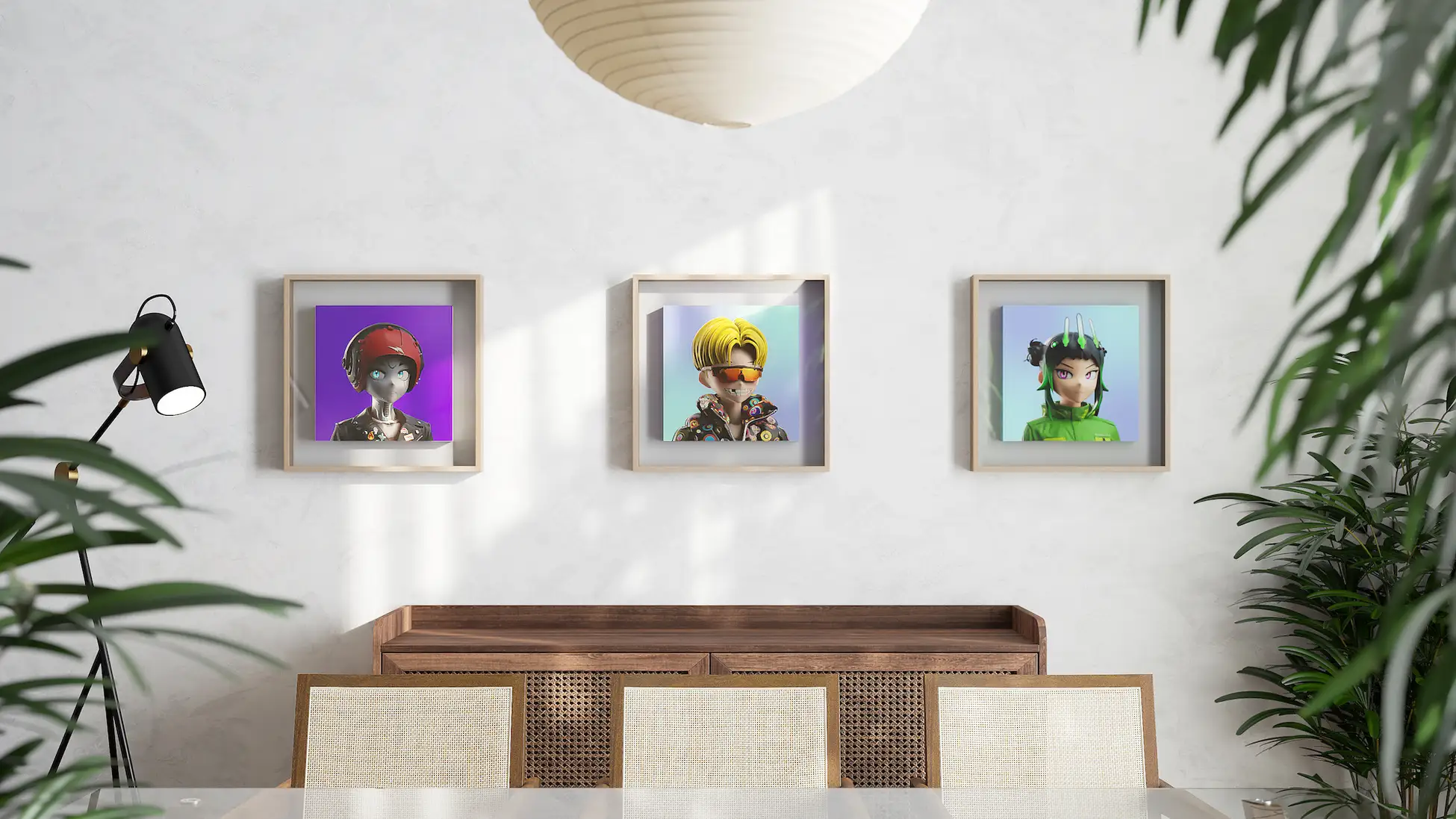 未来のアートを牽引するNFTアートを「飾って」楽しめる額装サービス