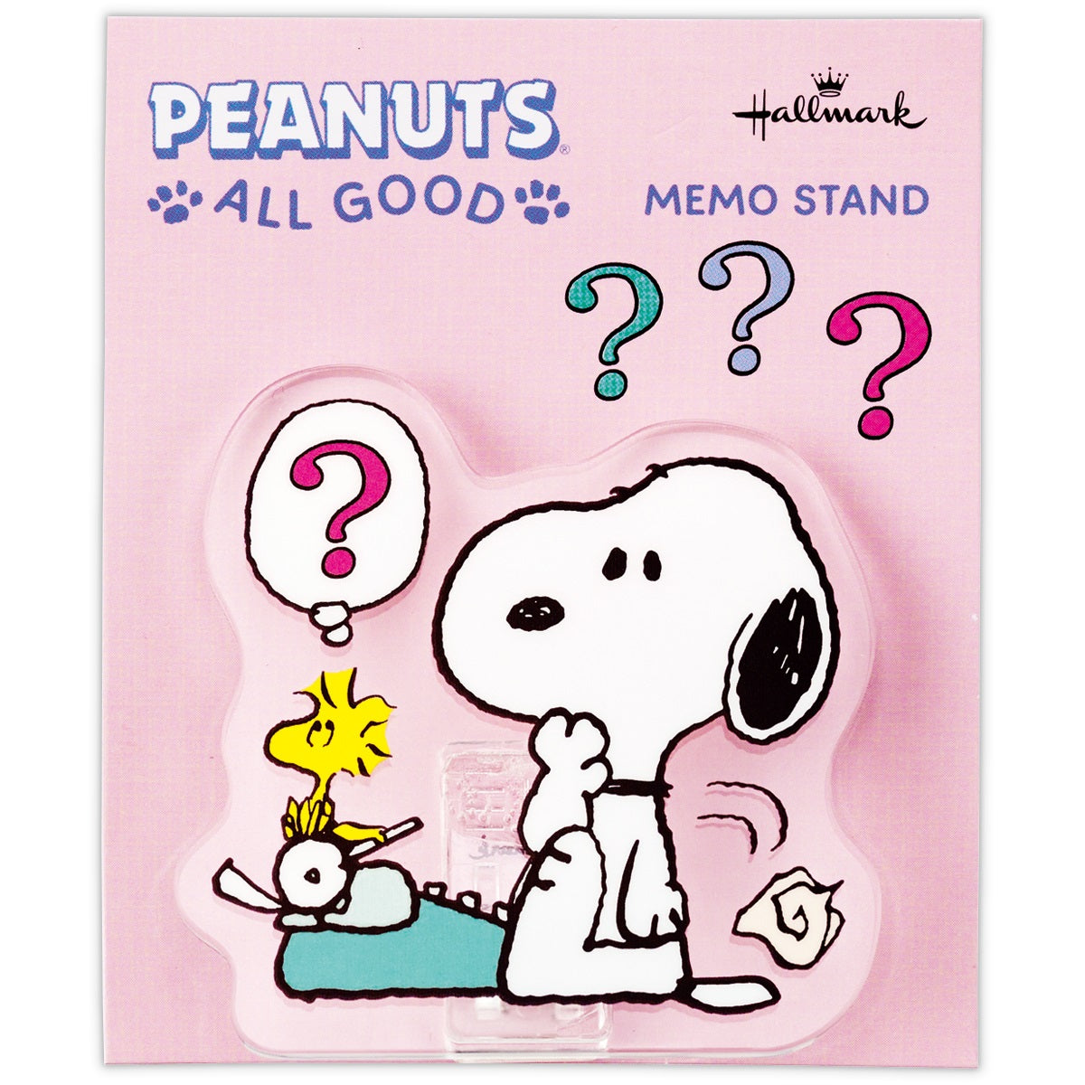 スヌーピー THINK 悩む【Peanuts All Good／スタンドクリップ】日本