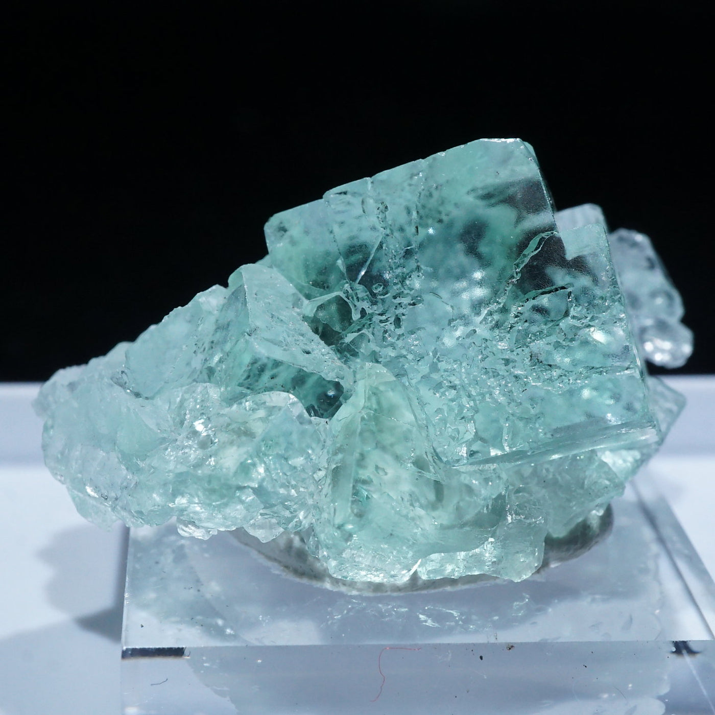 中国 湖南省 シャンファーリン産 グリーンフローライト – 天然石