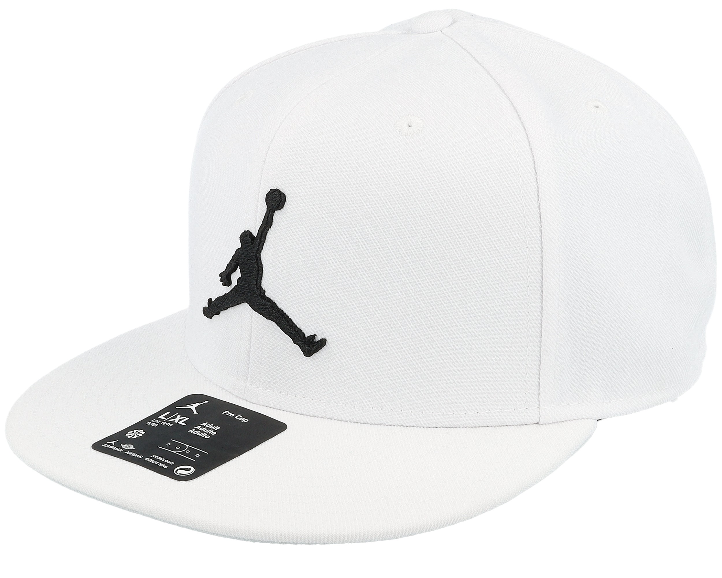 Pro Cap Jumpman White/Photon Dust/Black Snapback | Hatstorecanada.com
