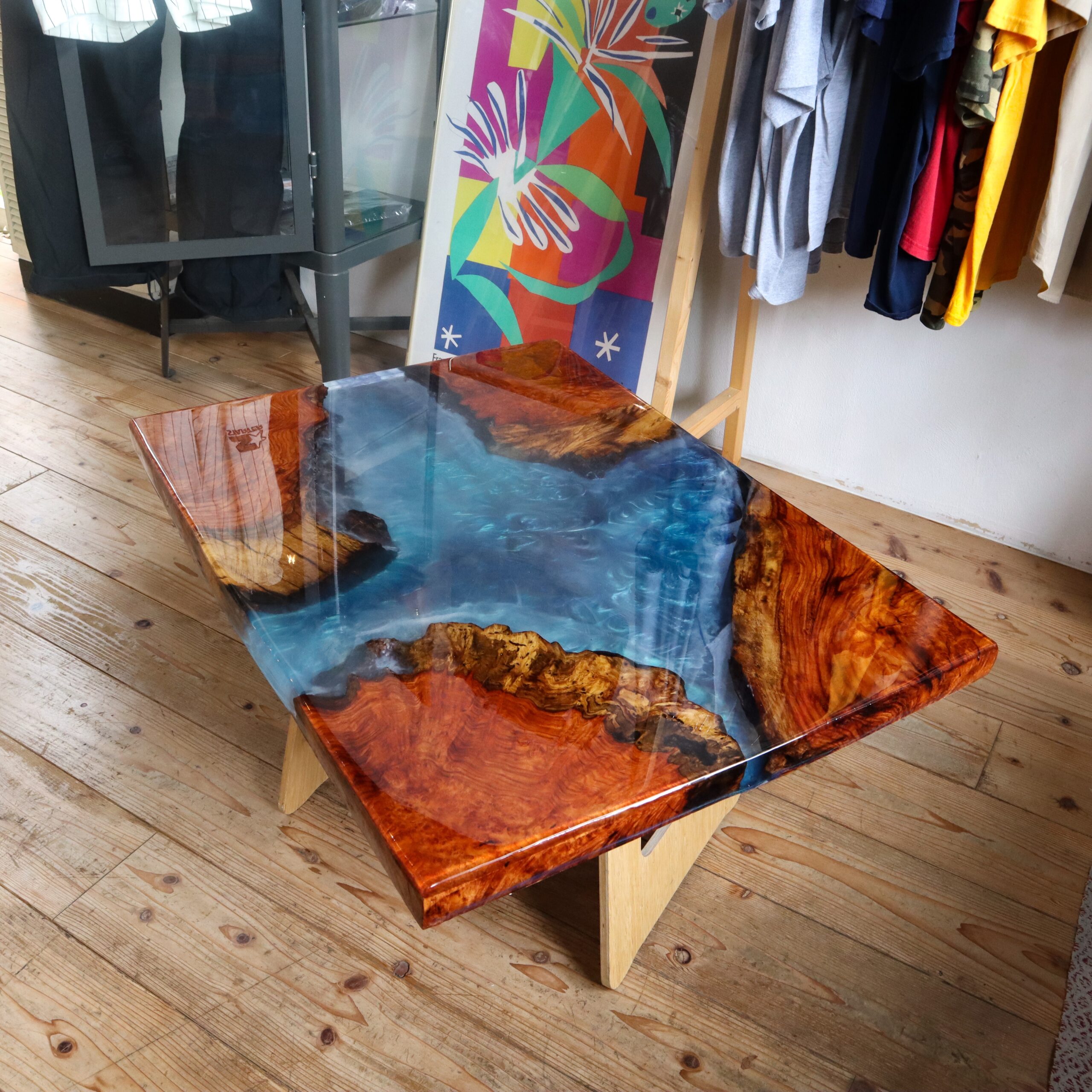 リバーテーブル 海峡 | 【HENDY CLAFT】リバーテーブル ウッドレジン