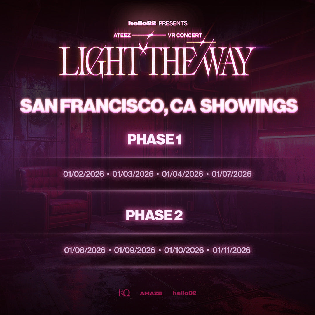 ATEEZ VR CONCERT : LIGHT THE WAY in SAN FRANCISCO, CA – hello82.shop