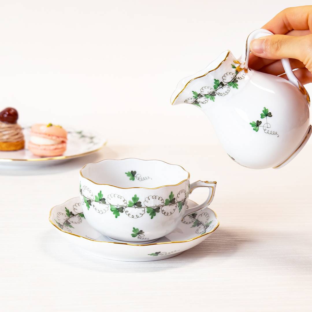 パセリ] ティーカップ&ソーサー
