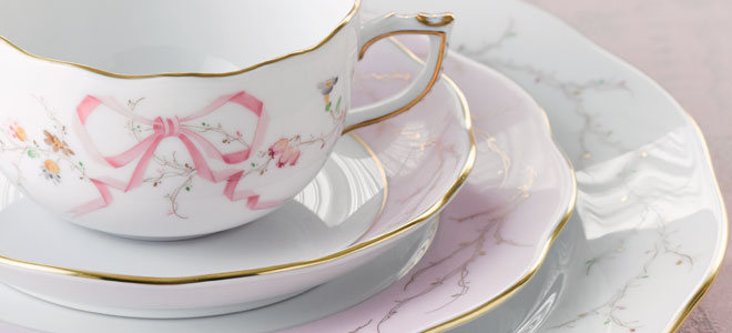 エデン・シンプル・ローズドラジェ] ディナープレート