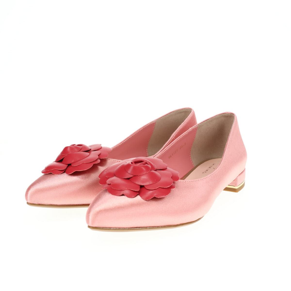 予約/3月中旬入荷予定》HANAE MORI×HIMIKO フラワーモチーフ フラット