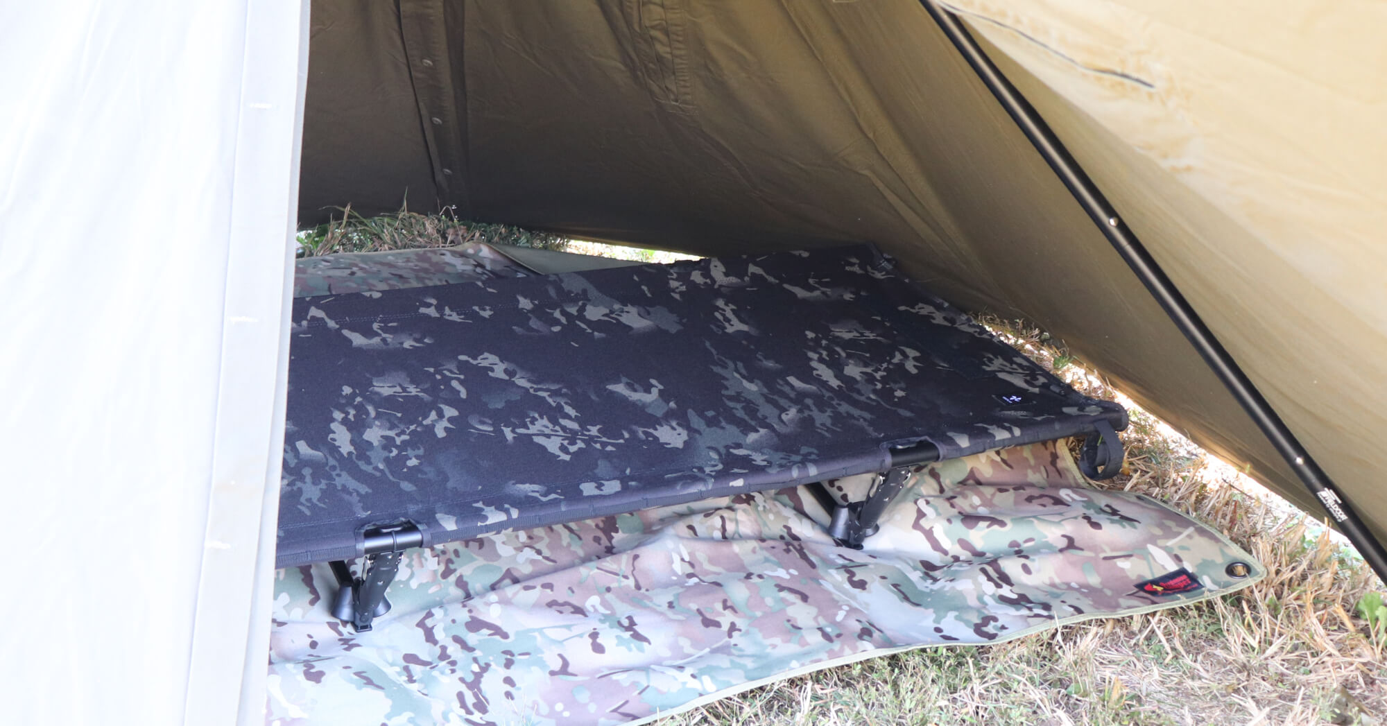 ポーランド軍幕サイズ3にコットは入るか？ | Hide G3 Blog