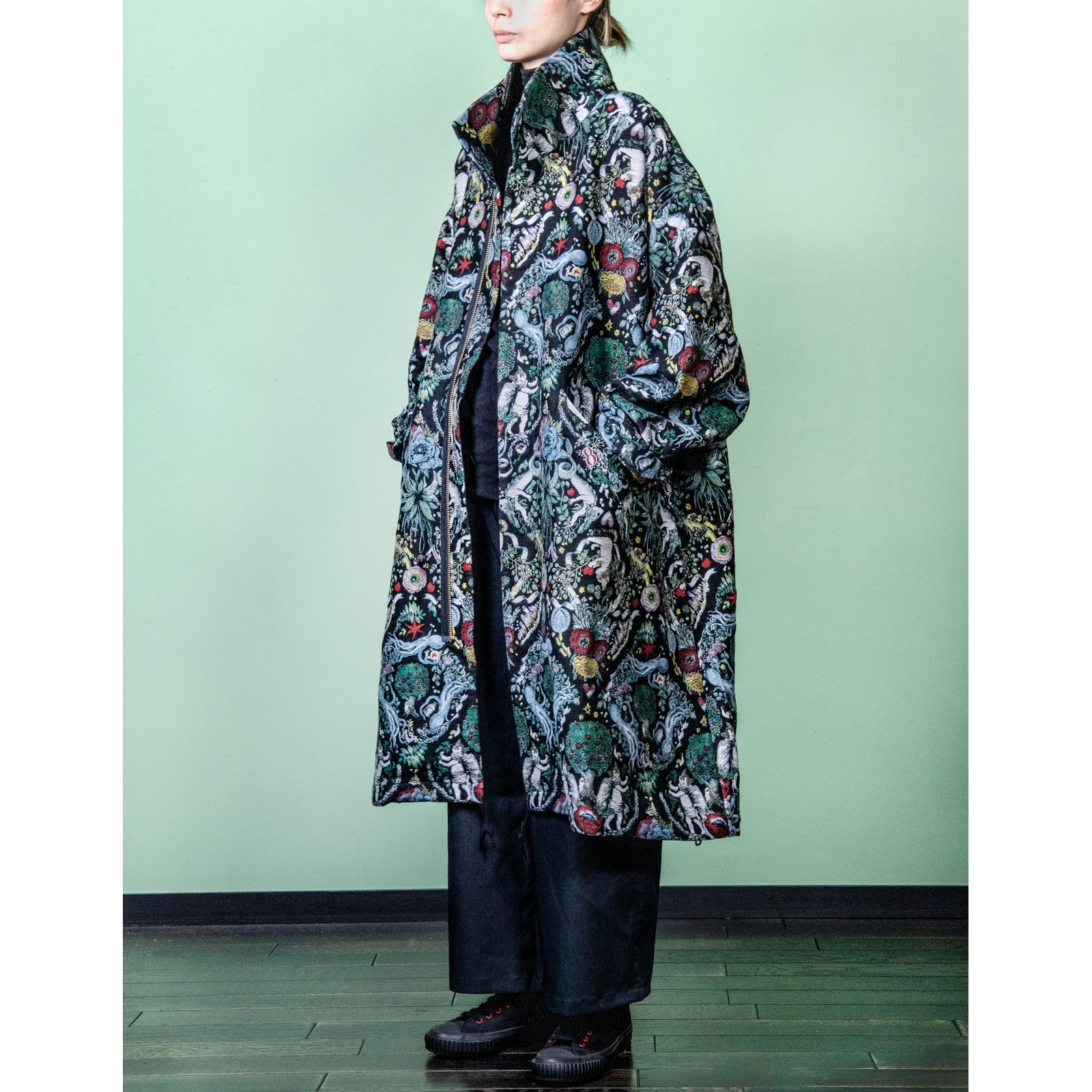 ジャガードコート BORIS TILE – ボリス雑貨店