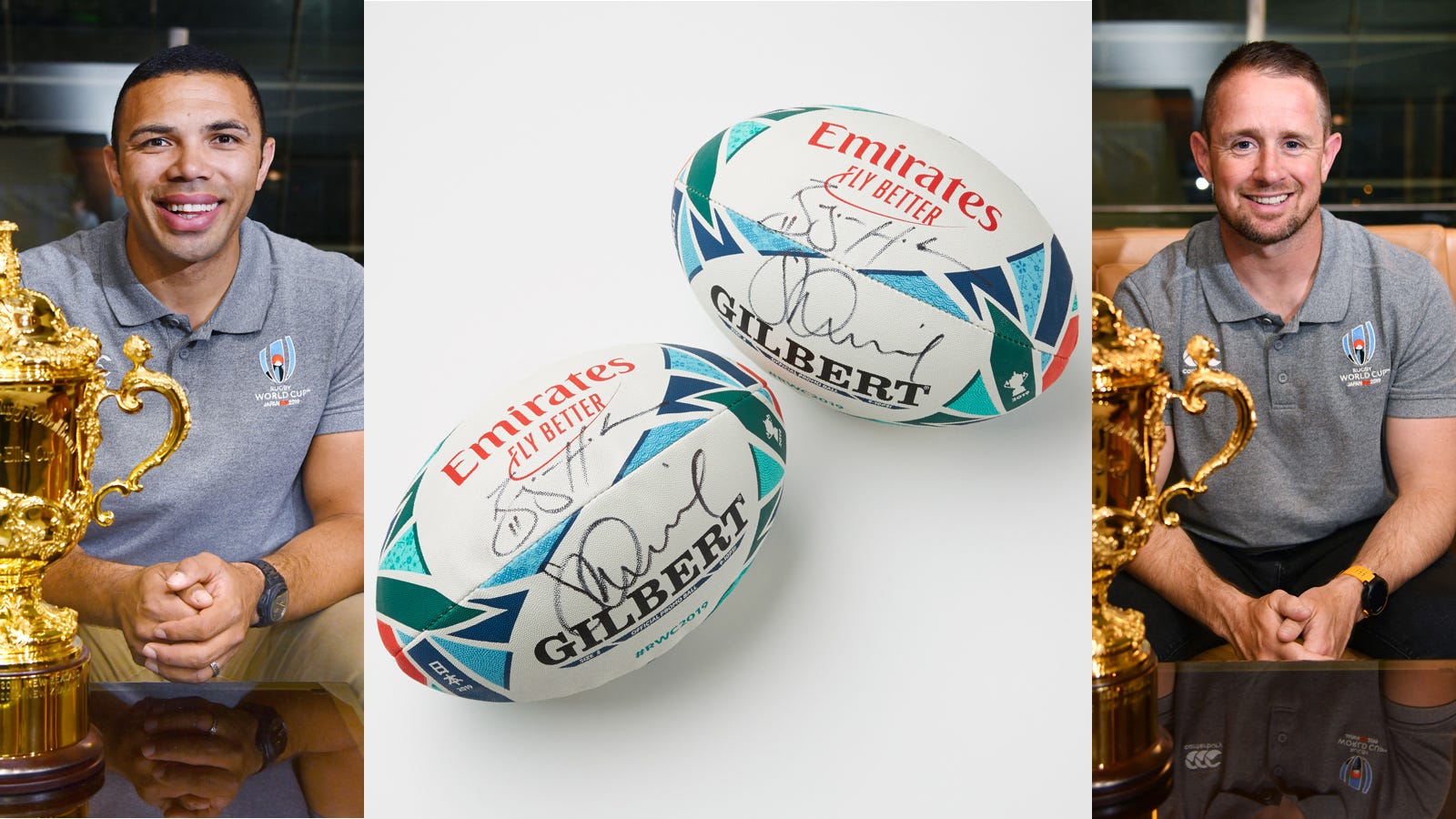 読者プレゼント】RWC2019公式ラグビーボールをレジェンドプレーヤーの