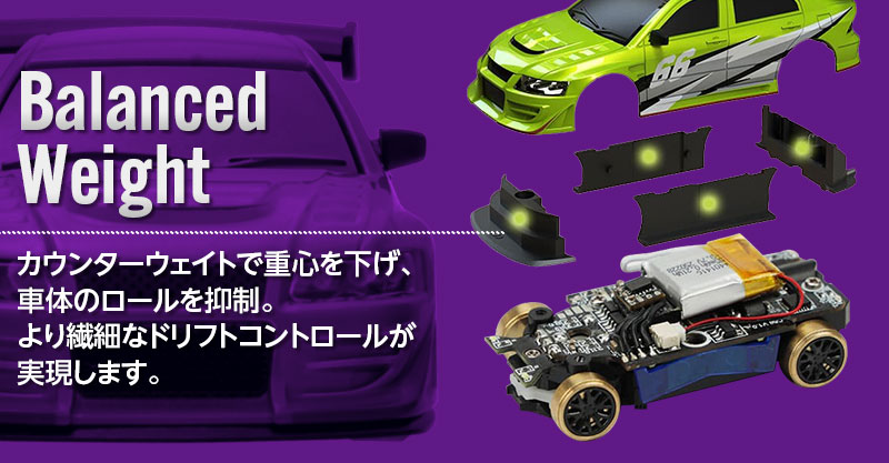 新型送信機と調整機能で、繊細なドリフトを自在に | Hitec Multiplex