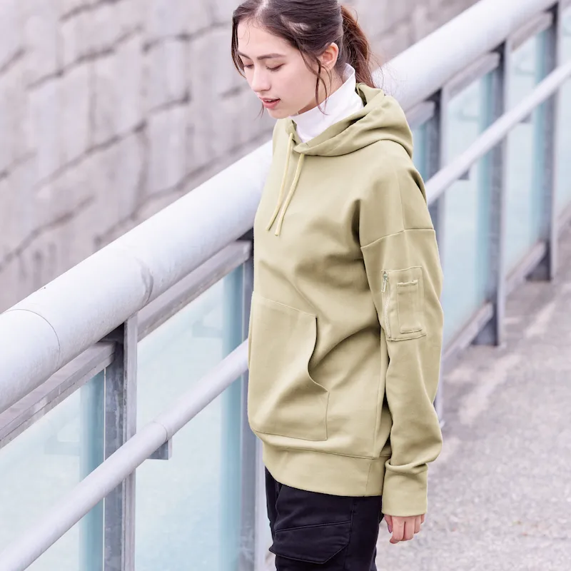 122オーバーサイズフーディ - HOOH VILEA 作業着と電動ファン付き快適