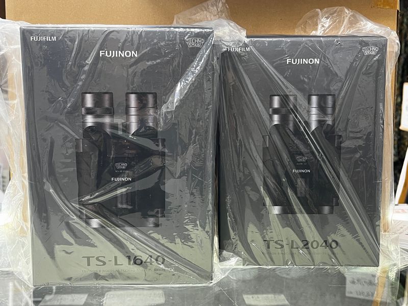 フジノン 防振双眼鏡 TECHNO-STABI（16倍・20倍） が入荷しています