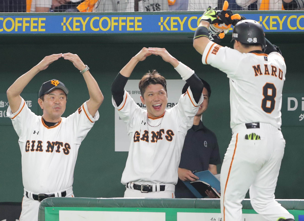 巨人】丸、坂本勇に続いた14号ソロ “サカマル”連弾で6点差に