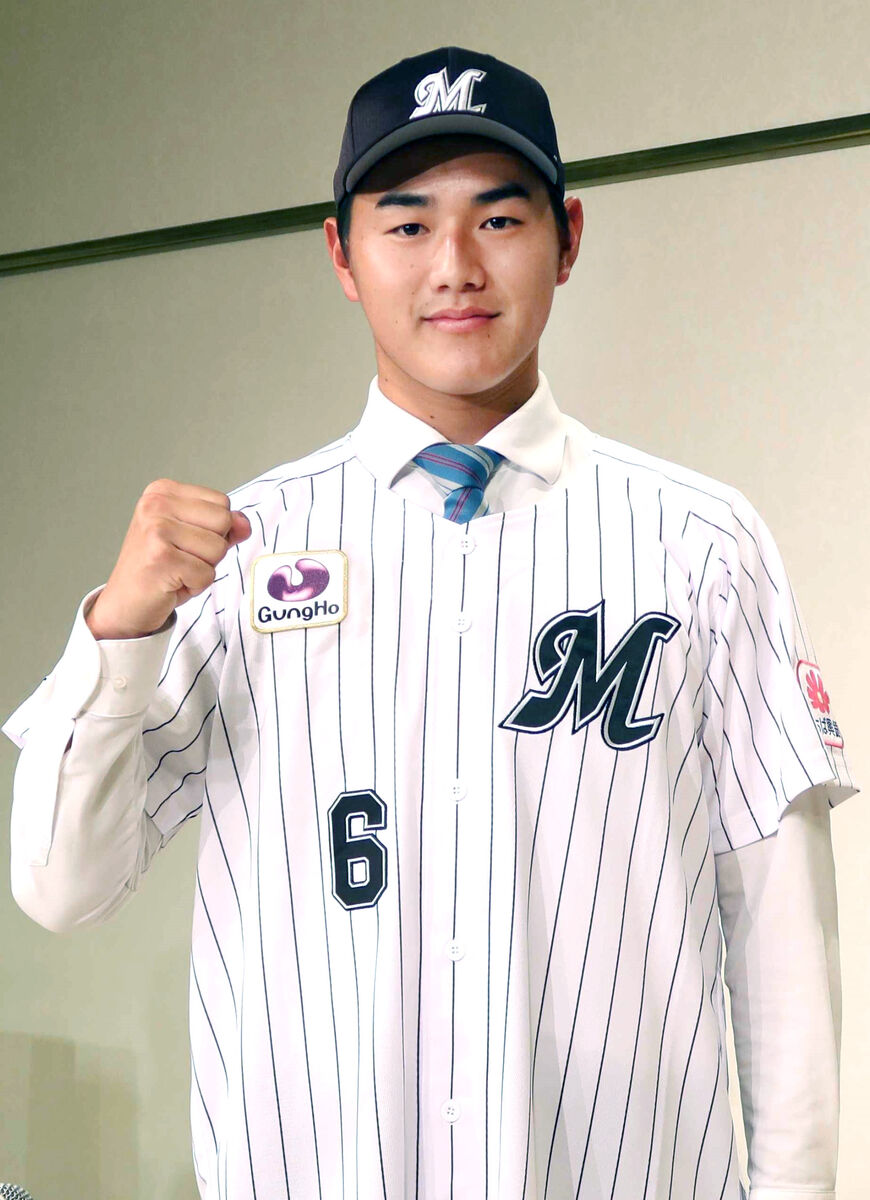 ロッテのドラ1西川が大先輩の「6」を継承…新人王目指し1年目から2