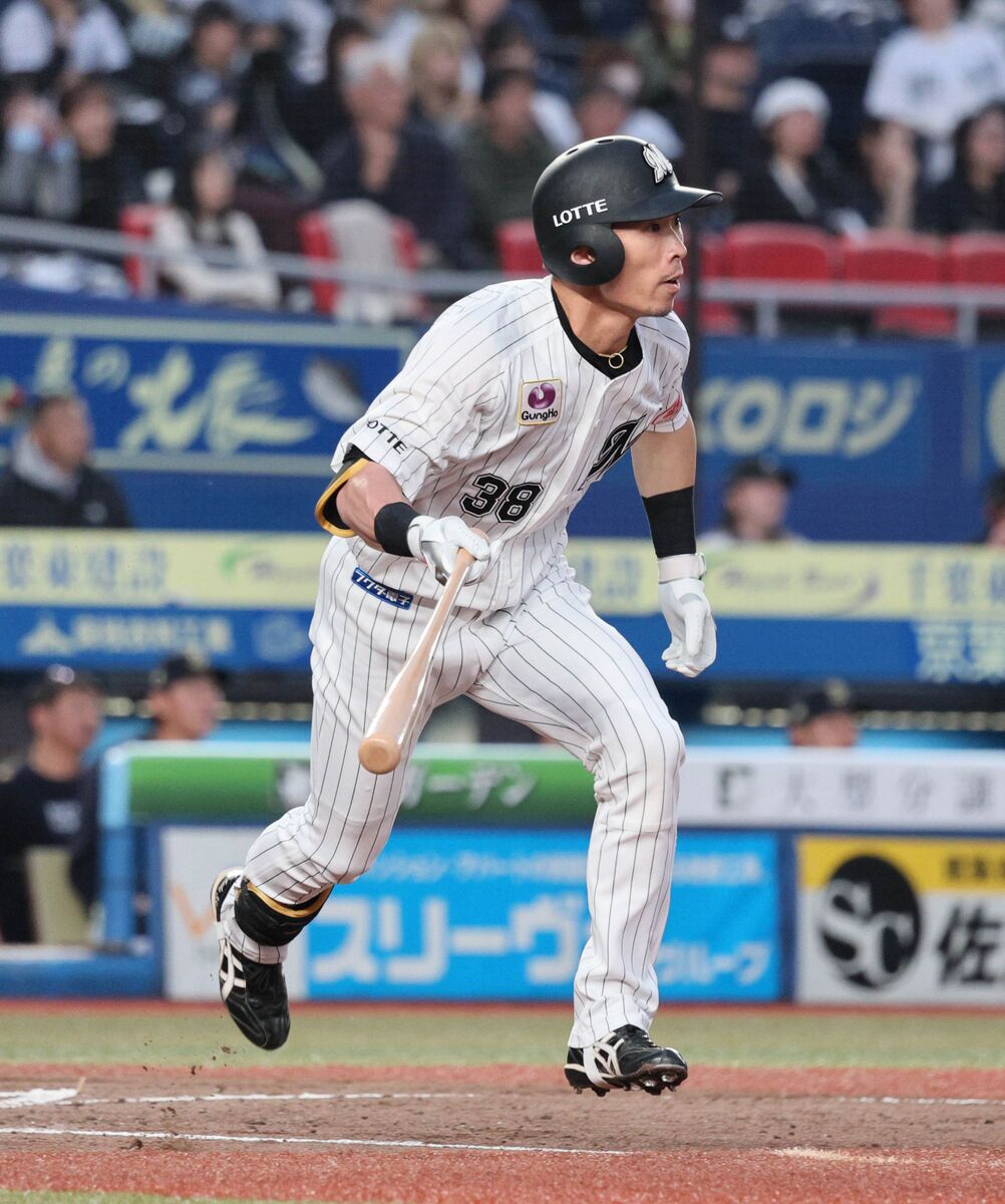 ロッテ】高部瑛斗の右越え適時二塁打で先制「ずっとチャンスで打ててい