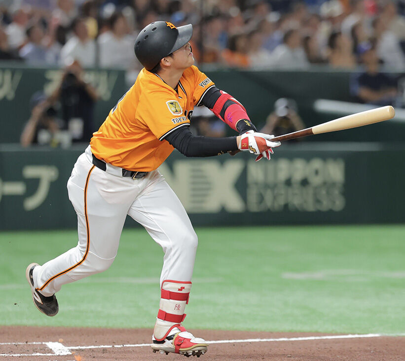 巨人】増田陸、同点の犠飛で試合を振り出しに戻す！「尚輝さんの