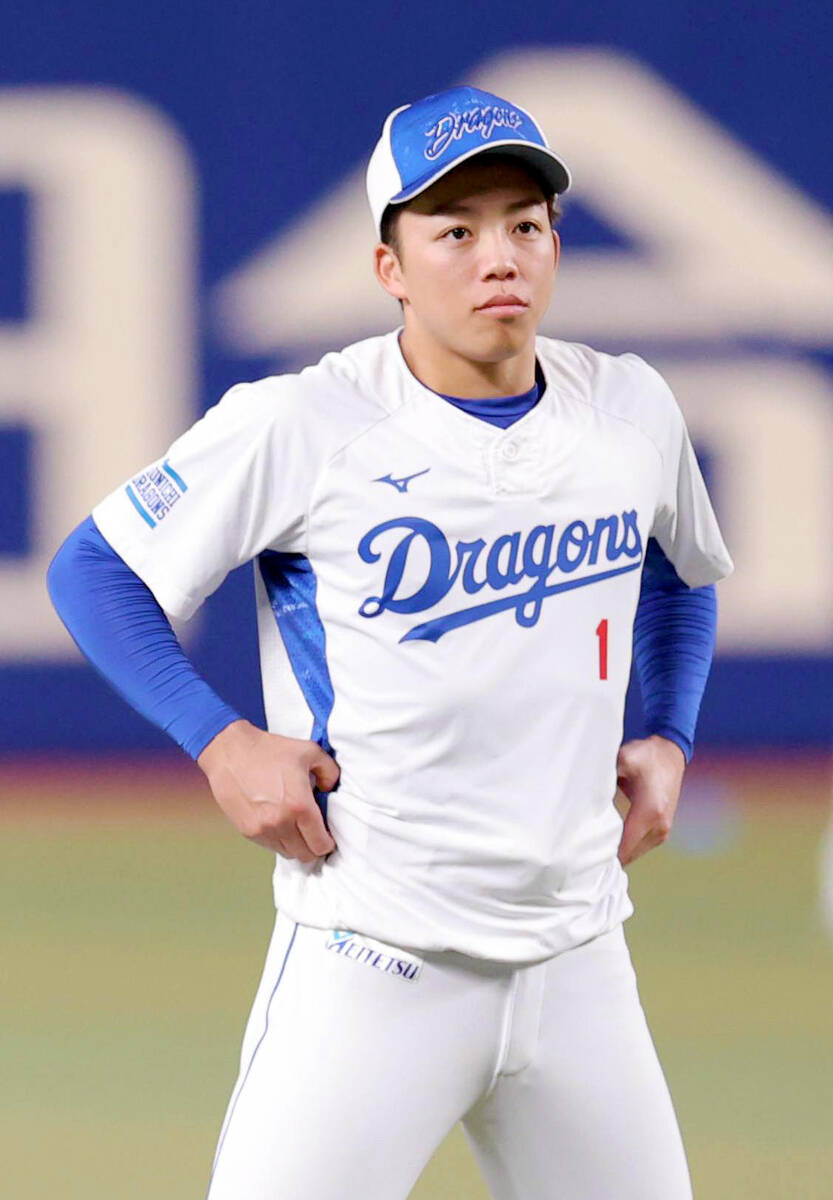 中日】岡林勇希が侍ジャパン選出「光栄なこと」 練習再開でホームラン