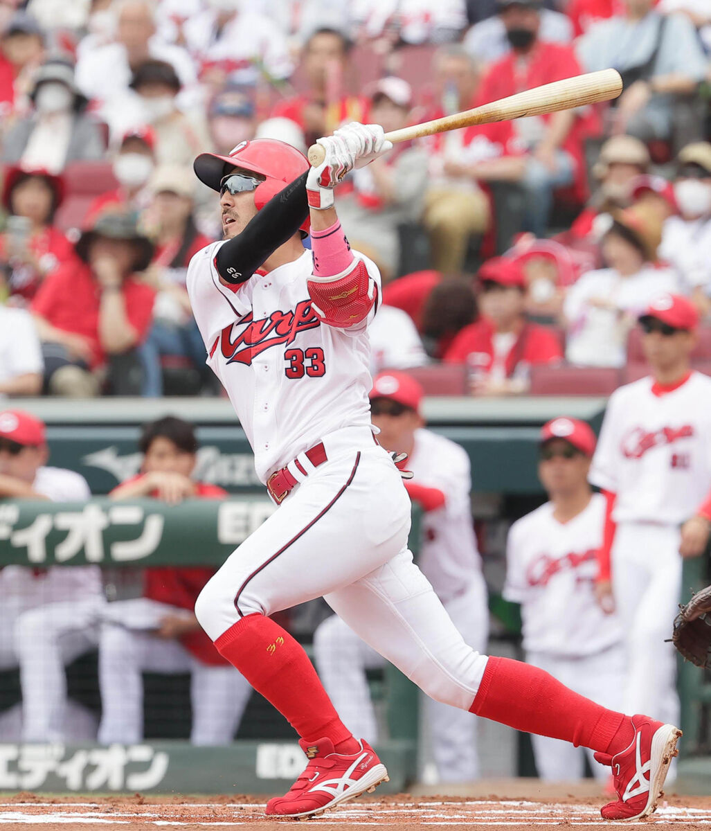 広島】菊池涼介、自身4本目の初回先頭弾 2カード連続のヤクルト戦3