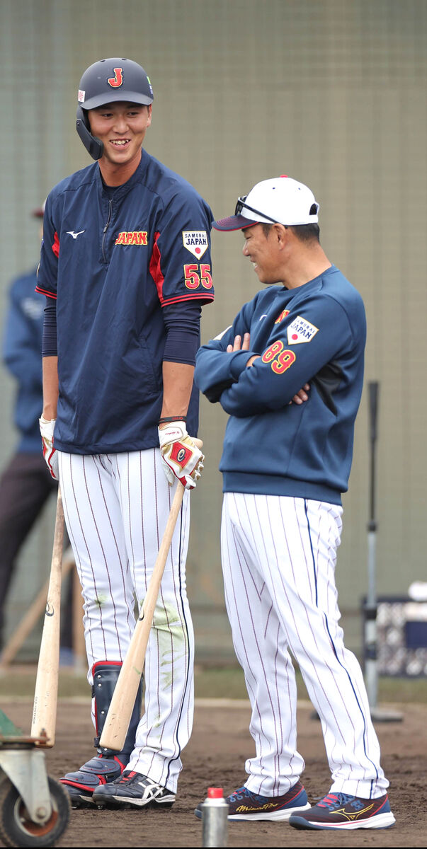 侍ジャパン】秋広優人、「風に助けられた」二塁打で2戦連続安打 途中