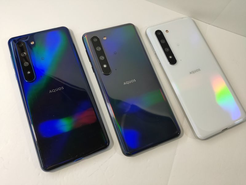 ソフトバンク 908SH AQUOS R5G モックアップ 3色セット