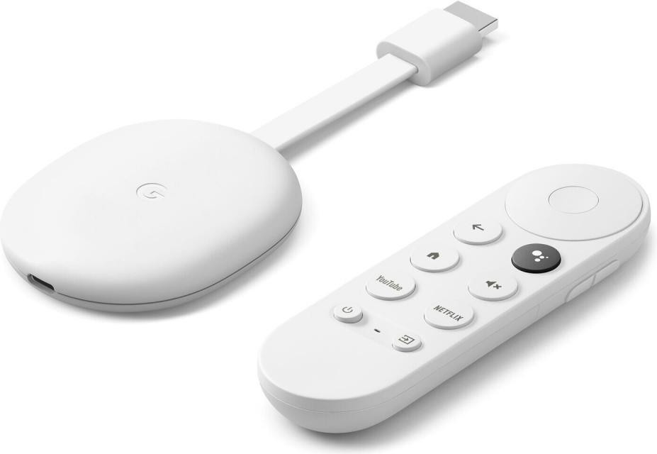 Google Chromecast 4K with Google TV Snow (GA01919) купить в