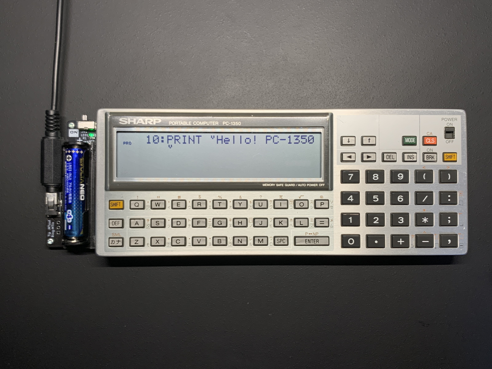 SHARP PC-1350 の使い方