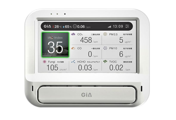 多機能空気品質検知器（空気質センサー：GiA） - 一般社団法人日本環境