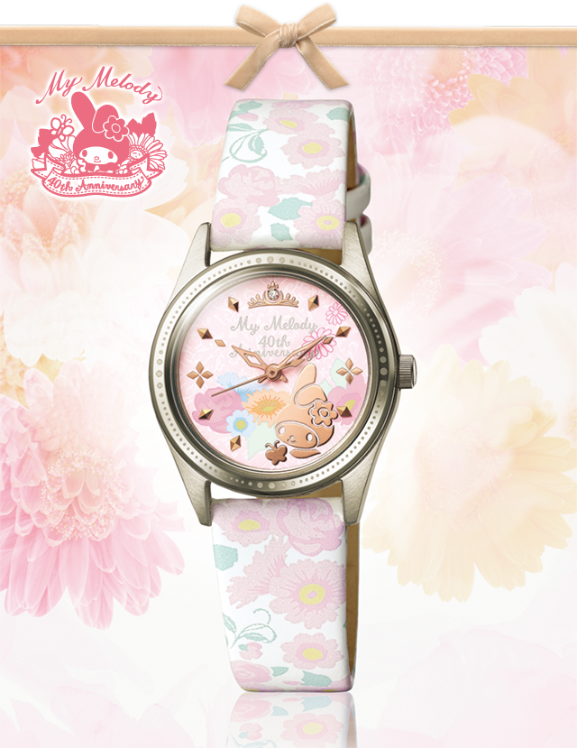 マイメロディ40周年記念 フローラル・マイメロディ ダイヤモンド入り