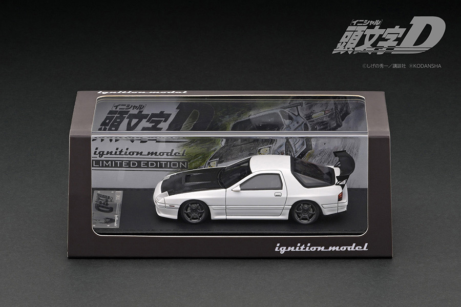 IG2878 1/43 INITIAL D Mazda Savanna RX-7 Infini (FC3S) White With