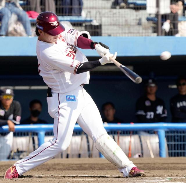 楽天・伊藤裕季也 オープン戦2本目の満弾でアピール「レギュラーで