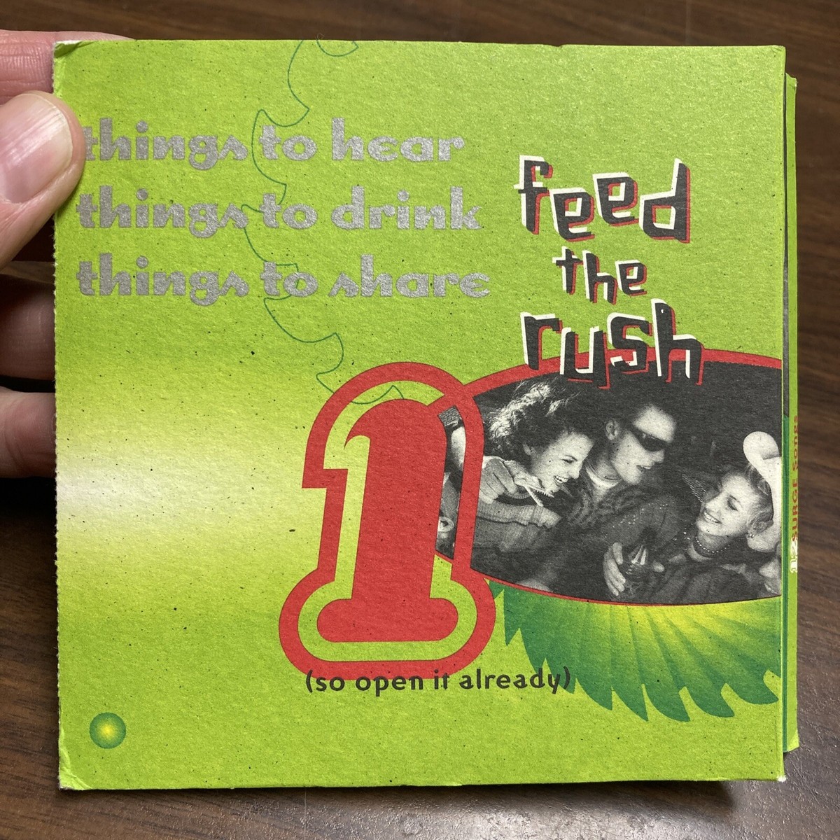 Vintage Surge 1996 Feed The Rush PROMO CD 2-CD Set + 2 Coupons