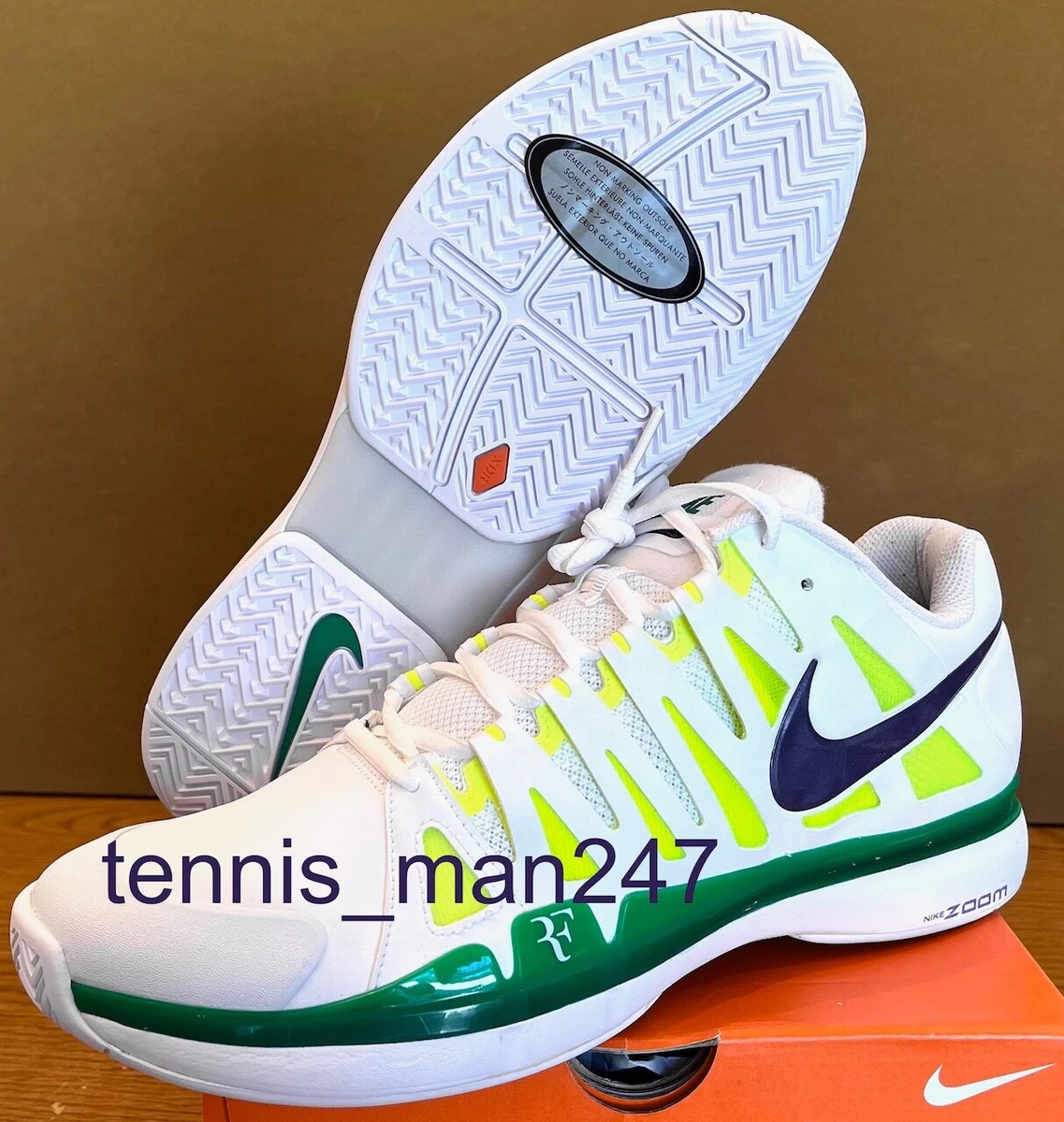 Nike Roger Federer x Zoom Vapor 9 Tour SL Wimbledon for Sale