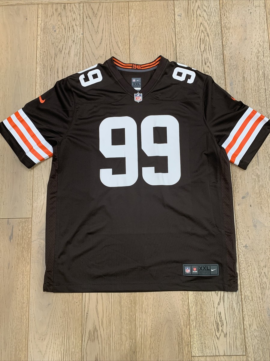 Cleveland Browns Za'Darius Smith #99 Nike Men's Brown Official NFL