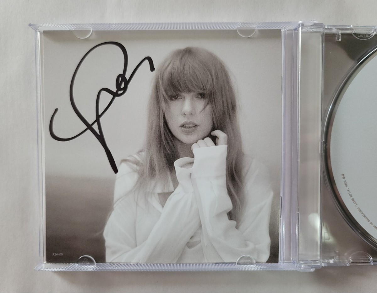 The Tortured Poets Department TTPD Taylor Swift SIGNED CD Album