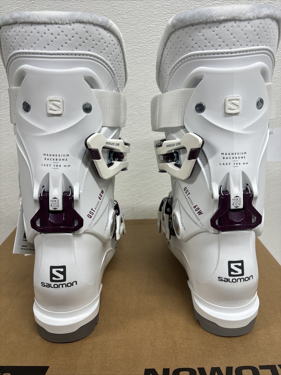 SALOMON QUEST Access 60 W SKI BOOTS Womens SIZE 24-24.5 #5D3 | eBay