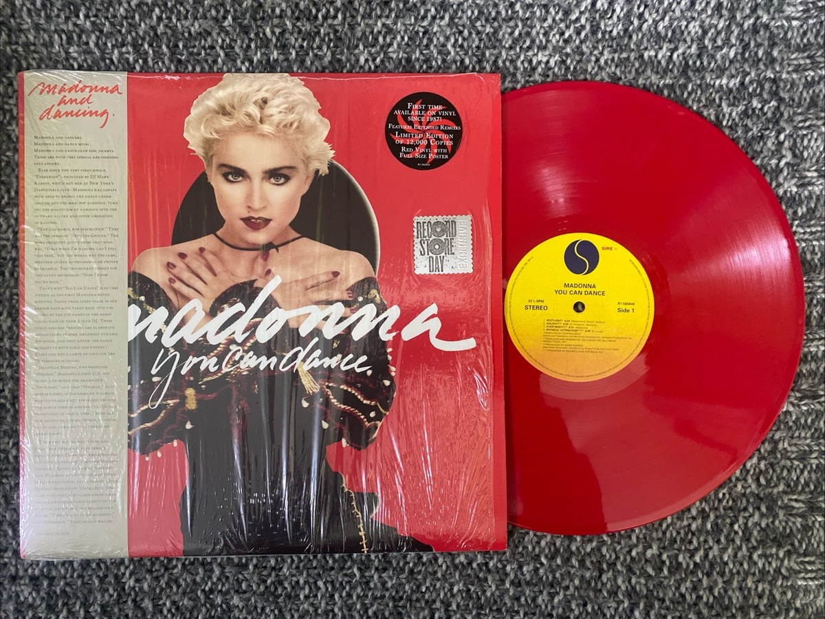 Madonna Lp You Can Dance 1987- 2018 N. M Limited Edition Red Vinyl
