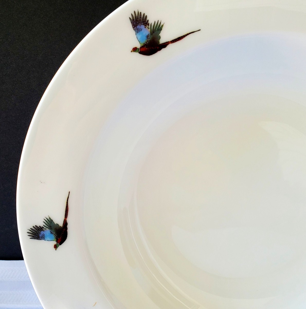 バーレイAsiatic Pheasants Soup Bowl2枚 バーレイAsiatic Pheasants