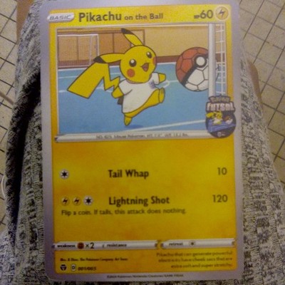 Pikachu On The Ball 001/005 - Pokemon FA Futsal UK Exclusive Promo