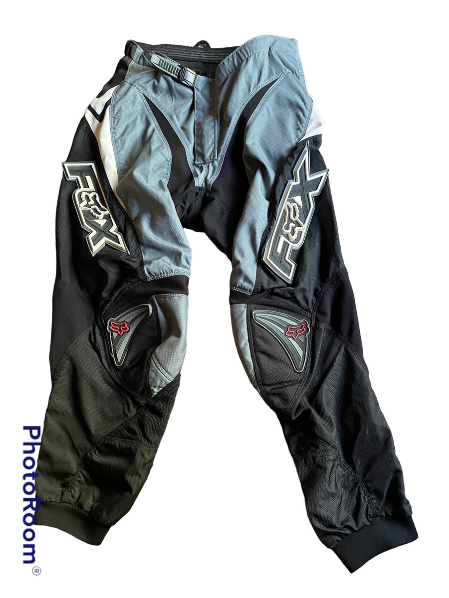 FOX Motocross Pants Men's Size 32 ATV Black Gray RN#97275 | eBay