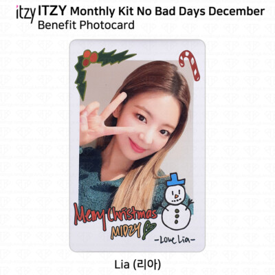 ITZY No Bad Days Monthly Kit December Official Photocard