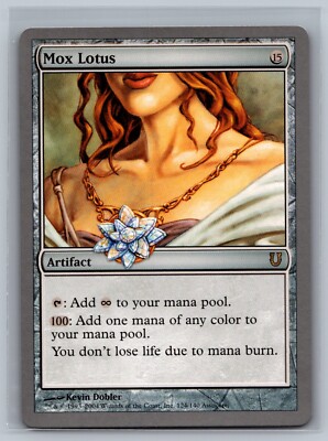 Magic The Gathering Unhinged Mox Lotus #124/140 MTG TCG CCG | eBay