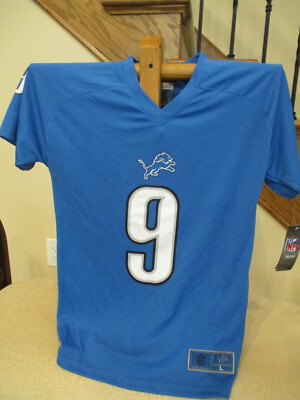 Detroit Lions Matthew Stafford #9 Honolulu Blue Football Jersey