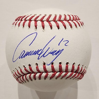 Connor Wong Boston Red Sox Autographed Signed OML Rawlings