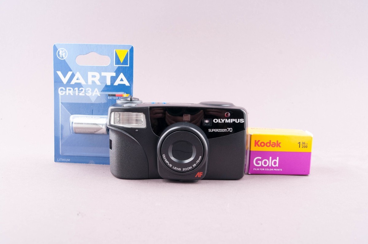 Olympus Superzoom 70 35mm Point & Shoot Film Camera | eBay